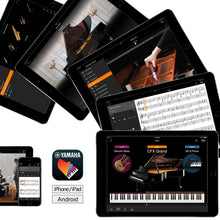 Load image into Gallery viewer, Yamaha Clavinova CLP-745 in satin black finish stock nr 25279