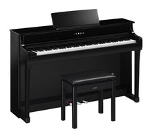 Load image into Gallery viewer, Yamaha Clavinova CLP-835 Digital Piano Polished Ebony + stool stock nr 26132
