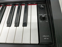 Load image into Gallery viewer, Yamaha Arius YDP-144 digital piano and stool in satin black finish stock #24146