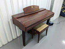 Load image into Gallery viewer, YAMAHA CLAVINOVA CVP-307 DIGITAL PIANO ARRANGER + STOOL IN MAHOGANY STOCK #23136