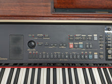 Load image into Gallery viewer, YAMAHA CLAVINOVA CVP-307 DIGITAL PIANO ARRANGER + STOOL IN MAHOGANY STOCK #23136