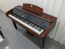 Load image into Gallery viewer, YAMAHA CLAVINOVA CVP-307 DIGITAL PIANO ARRANGER + STOOL IN MAHOGANY STOCK #23136