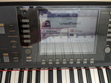 Load image into Gallery viewer, YAMAHA CLAVINOVA CVP-307 DIGITAL PIANO ARRANGER + STOOL IN MAHOGANY STOCK #23136