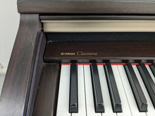 Load image into Gallery viewer, Yamaha Clavinova CLP-130 Digital Piano and stool in dark rosewood stock #23161