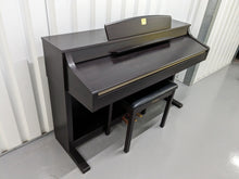 Load image into Gallery viewer, Yamaha Clavinova CLP-340 Digital Piano and stool in rosewood stock # 23169