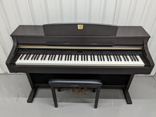 Load image into Gallery viewer, Yamaha Clavinova CLP-340 Digital Piano and stool in rosewood stock # 23169