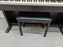 Load image into Gallery viewer, Yamaha Clavinova CLP-340 Digital Piano and stool in rosewood stock # 23169