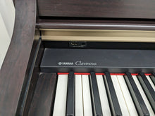 Load image into Gallery viewer, Yamaha Clavinova CLP-340 Digital Piano and stool in rosewood stock # 23169