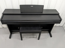 Load image into Gallery viewer, Yamaha Arius YDP-143 Digital Piano and stool in satin black finish stock #23173
