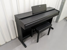 Load image into Gallery viewer, Yamaha Arius YDP-143 Digital Piano and stool in satin black finish stock #23173