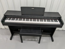Load image into Gallery viewer, Yamaha Arius YDP-143 Digital Piano and stool in satin black finish stock #23173