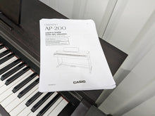Load image into Gallery viewer, CASIO CELVIANO AP-200 DIGITAL PIANO IN DARK ROSEWOOD stock #23167