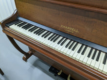 Load image into Gallery viewer, Chappell antique upright acoustic piano in mahogany finish stock #23175