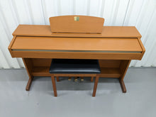 Load image into Gallery viewer, Yamaha Clavinova CLP-320 Digital Piano and stool in cherry wood, stock no 23182