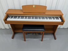 Load image into Gallery viewer, Yamaha Clavinova CLP-320 Digital Piano and stool in cherry wood, stock no 23182