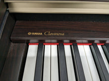 Load image into Gallery viewer, Yamaha Clavinova CLP-130 Digital Piano and stool in dark rosewood stock #23185
