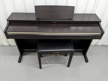 Load image into Gallery viewer, Yamaha Arius YDP-162 Digital Piano in rosewood, clavinova keyboard stock # 23183