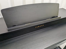 Load image into Gallery viewer, Yamaha Clavinova CLP-440 Digital Piano and stool in satin black stock no 23189