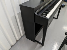 Load image into Gallery viewer, Yamaha Clavinova CLP-440 Digital Piano and stool in satin black stock no 23189
