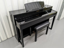 Load image into Gallery viewer, Yamaha Clavinova CLP-440PE Digital Piano polished ebony glossy black stock 23184