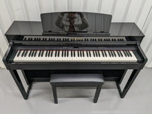 Load image into Gallery viewer, Yamaha Clavinova CLP-440PE Digital Piano polished ebony glossy black stock 23184