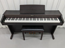 Load image into Gallery viewer, Roland RP101 Digital Piano and matching stool in rosewood Stock # 23192
