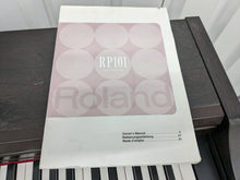 Load image into Gallery viewer, Roland RP101 Digital Piano and matching stool in rosewood Stock # 23192