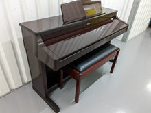 Load image into Gallery viewer, Roland KR-575 Intelligent Digital Piano / arranger glossy mahogany stock # 23194