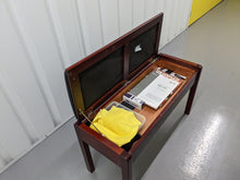 Load image into Gallery viewer, Roland KR-575 Intelligent Digital Piano / arranger glossy mahogany stock # 23194