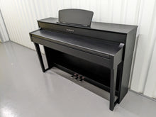 Load image into Gallery viewer, Yamaha Clavinova CLP-635 CLP-635B Digital Piano in satin black stock # 23202