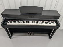 Load image into Gallery viewer, Yamaha Clavinova CLP-635 CLP-635B Digital Piano in satin black stock # 23202