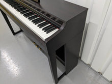 Load image into Gallery viewer, Yamaha clavinova CLP-525 digital piano and stool in dark rosewood stock # 23207