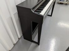 Load image into Gallery viewer, Yamaha clavinova CLP-525 digital piano and stool in dark rosewood stock # 23207