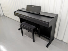 Load image into Gallery viewer, Yamaha Arius YDP-143 Digital Piano and stool in satin black finish stock #23215