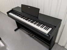 Load image into Gallery viewer, Yamaha Arius YDP-143 Digital Piano and stool in satin black finish stock #23215
