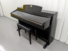 Load image into Gallery viewer, Yamaha Clavinova CLP-230PE piano +stool polished ebony glossy black stock # 23220