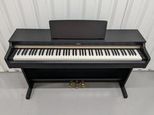 Load image into Gallery viewer, Yamaha Arius YDP-162 Digital Piano satin black clavinova keyboard stock #23217