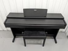 Load image into Gallery viewer, Yamaha Arius YDP-143 Digital Piano and stool in satin black finish stock #23224