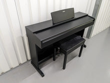 Load image into Gallery viewer, Yamaha Arius YDP-143 Digital Piano and stool in satin black finish stock #23224