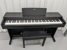 Load image into Gallery viewer, Yamaha Arius YDP-143 Digital Piano and stool in satin black finish stock #23224