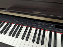 Load image into Gallery viewer, Yamaha Clavinova CLP-340 digital piano and stool in dark Rosewood stock number 23228