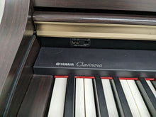 Load image into Gallery viewer, Yamaha Clavinova CLP-340 digital piano and stool in dark Rosewood stock number 23228