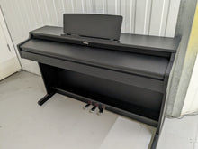 Load image into Gallery viewer, Yamaha Arius YDP-164 Digital Piano satin black, clavinova keyboard stock # 23236