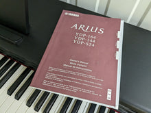 Load image into Gallery viewer, Yamaha Arius YDP-164 Digital Piano satin black, clavinova keyboard stock # 23236