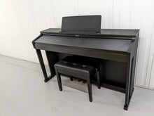 Load image into Gallery viewer, Roland HP503 digital piano and stool in satin black finish stock number 24313