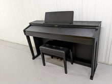 Load image into Gallery viewer, Roland HP503 digital piano and stool in satin black finish stock number 23248