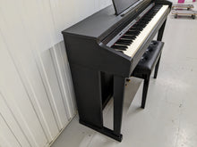Load image into Gallery viewer, Roland HP503 digital piano and stool in satin black finish stock number 23248