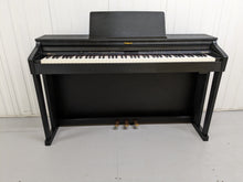 Load image into Gallery viewer, Roland HP503 digital piano and stool in satin black finish stock number 23248