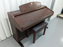 Load image into Gallery viewer, Yamaha Clavinova CVP-206 piano arranger in mahogany with stool stock nr 23257