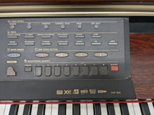 Load image into Gallery viewer, Yamaha Clavinova CVP-206 piano arranger in mahogany with stool stock nr 23257